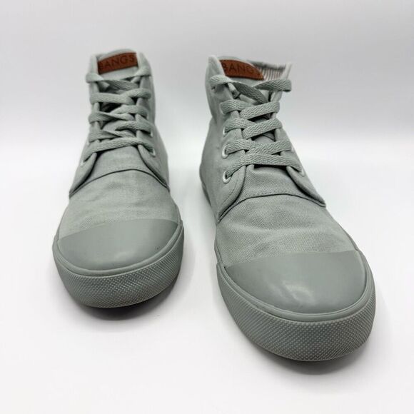 Bangs Sage High Top Canvas Lace Up Sneakers - Women’s US 10 / Men US 8.5 - Picture 2 of 10